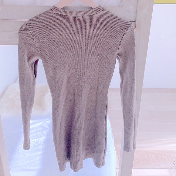 MONROW S Olive long too or dress♥️ worn once♥️ - Picture 5 of 7